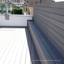 Plateau de terrasse en composite bleu creux